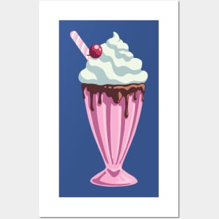 Strawberry Milkshake Posters and Art